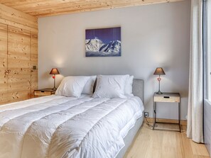 2 bedrooms, free WiFi - 3-room apartment in Megève, southeast balcony, TV and ski garage (Megève)