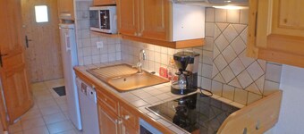 Cozy apartment in Morillon for 6, balcony, dishwasher, washing machine