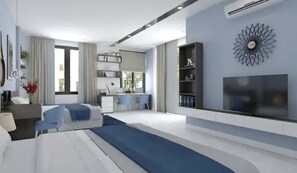 7 dormitorios, tabla de planchar con plancha, wifi y ropa de cama