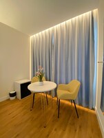 Minibar, in-room safe, blackout drapes, free WiFi