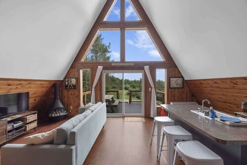A-Frame Retreat _ Secluded _ Fire Pit _ Nintendo