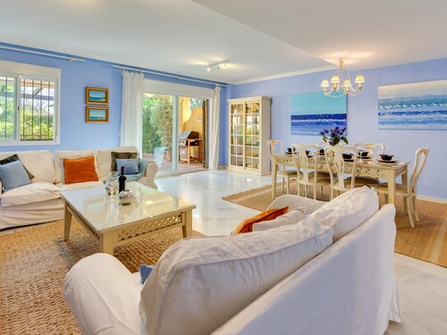 Luxury Beachfront Villa with Private Terrace & Pools in Puerto Banús
