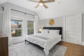 3 dormitorios, tabla de planchar con plancha, wifi gratis y ropa de cama