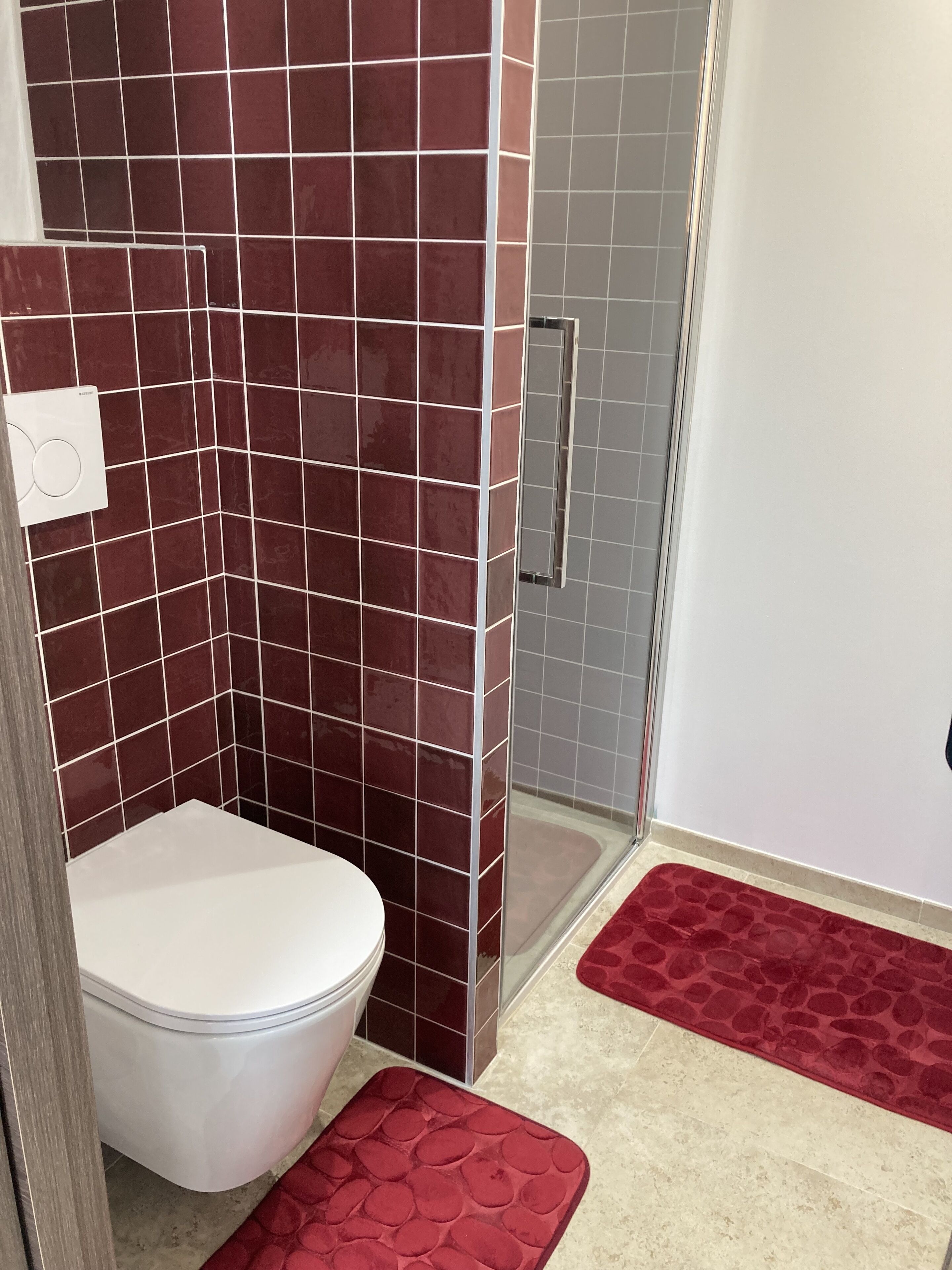 Bruser, hårtørrer, håndklæder, Sæbe