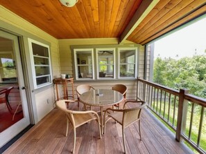 Outdoor dining - HALE KE`PUA! Secluded Gem w/ Stunning Jungle Views (Princeville)