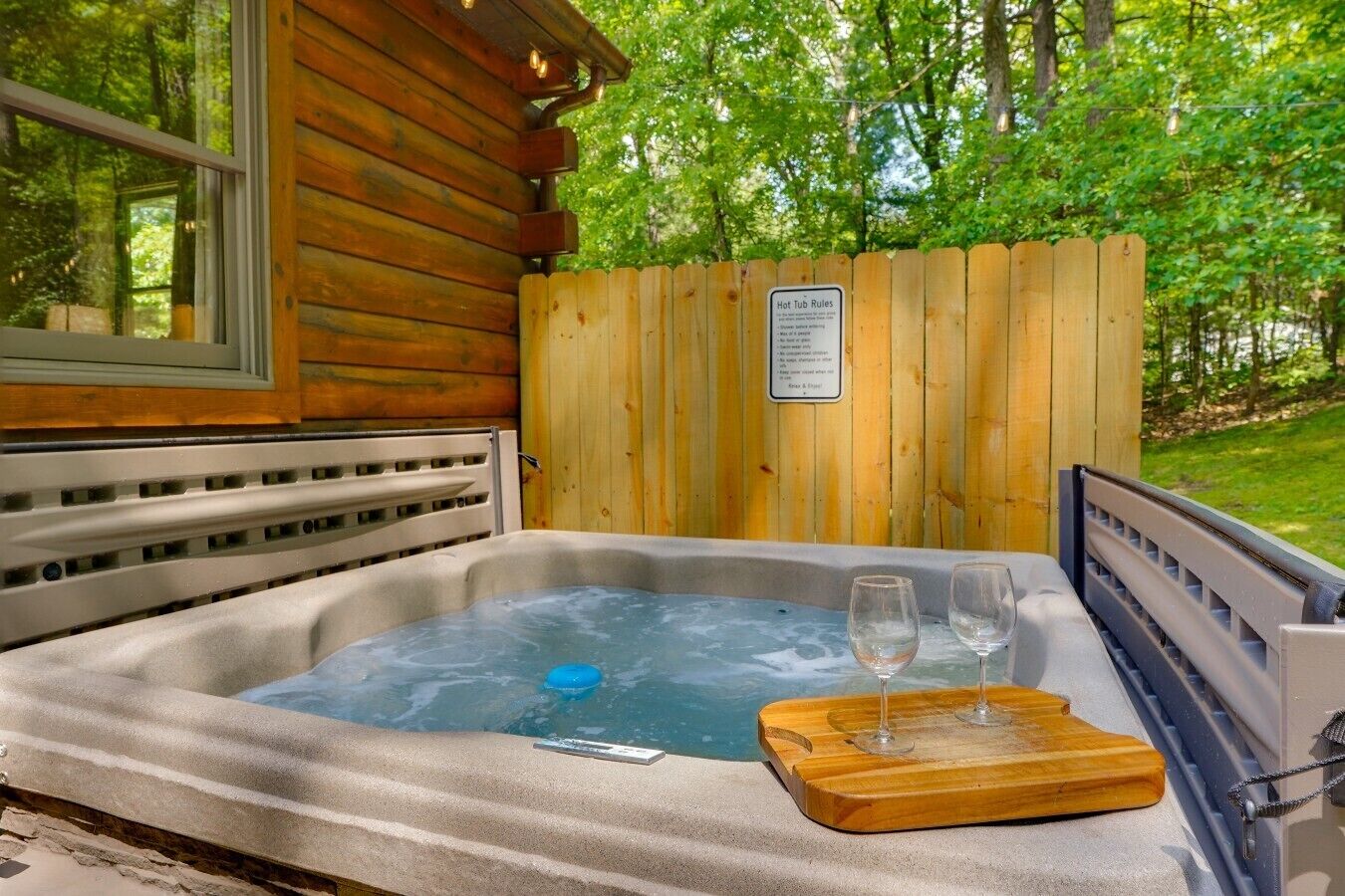 Bain à remous extérieur