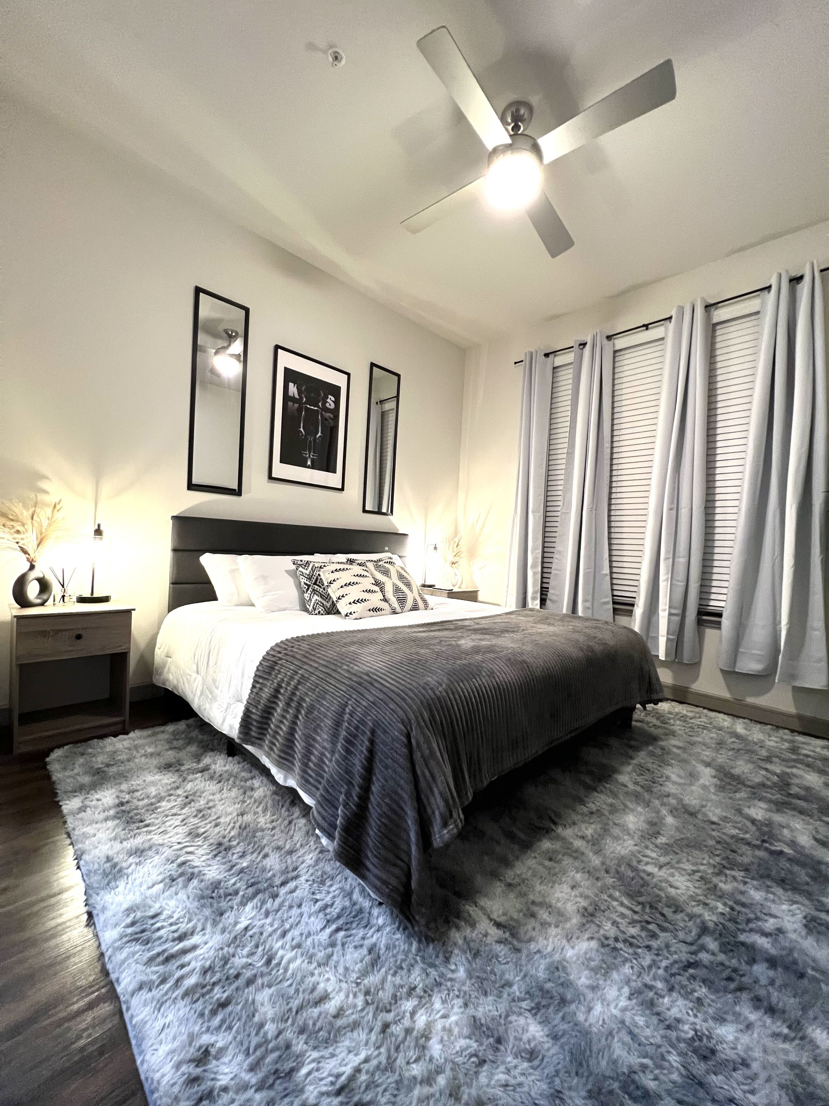 1 habitación, tabla de planchar con plancha, wifi y ropa de cama 