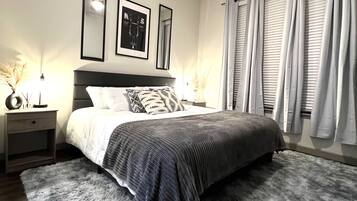 1 habitación, tabla de planchar con plancha, wifi y ropa de cama