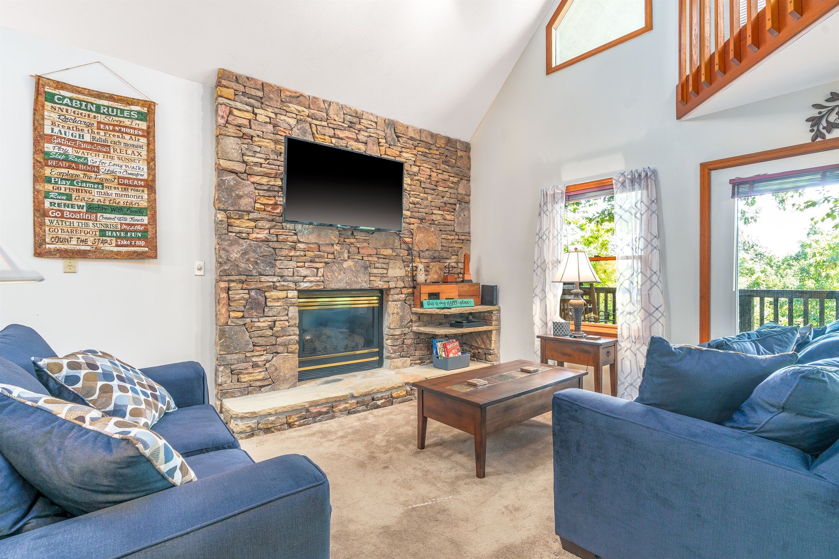 スマートテレビ、暖炉