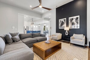 Smart TV, video games, ping pong, books