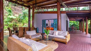 Outdoor dining - The Daintree Treehouse (Whyanbeel)