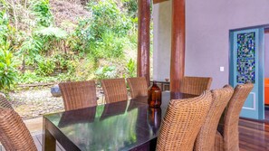 Outdoor dining - The Daintree Treehouse (Whyanbeel)