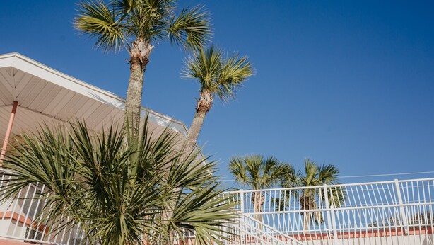 A building with a white roof and a white fence. - The Local - St. Augustine (St. Augustine)