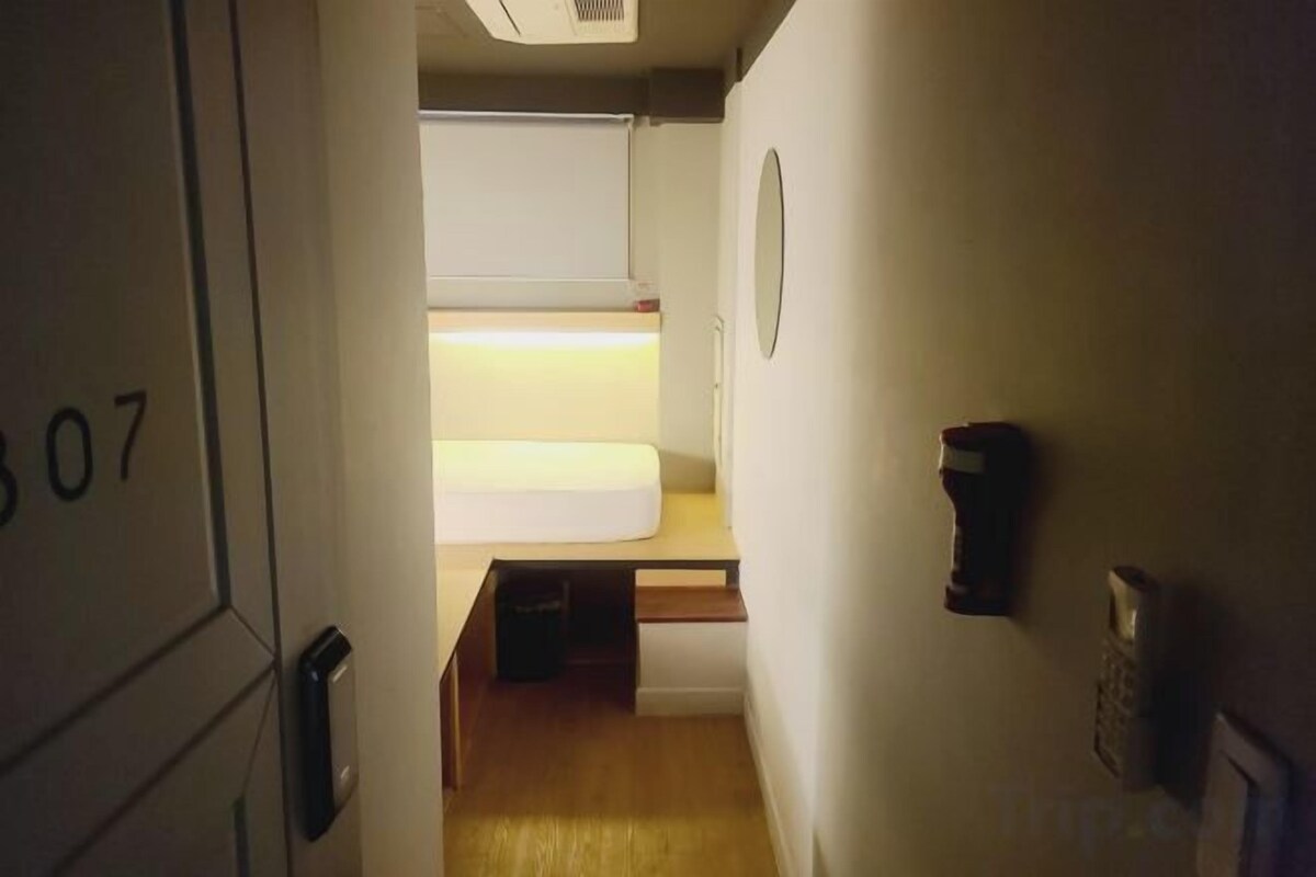 Blackout curtains, iron/ironing board (on request)