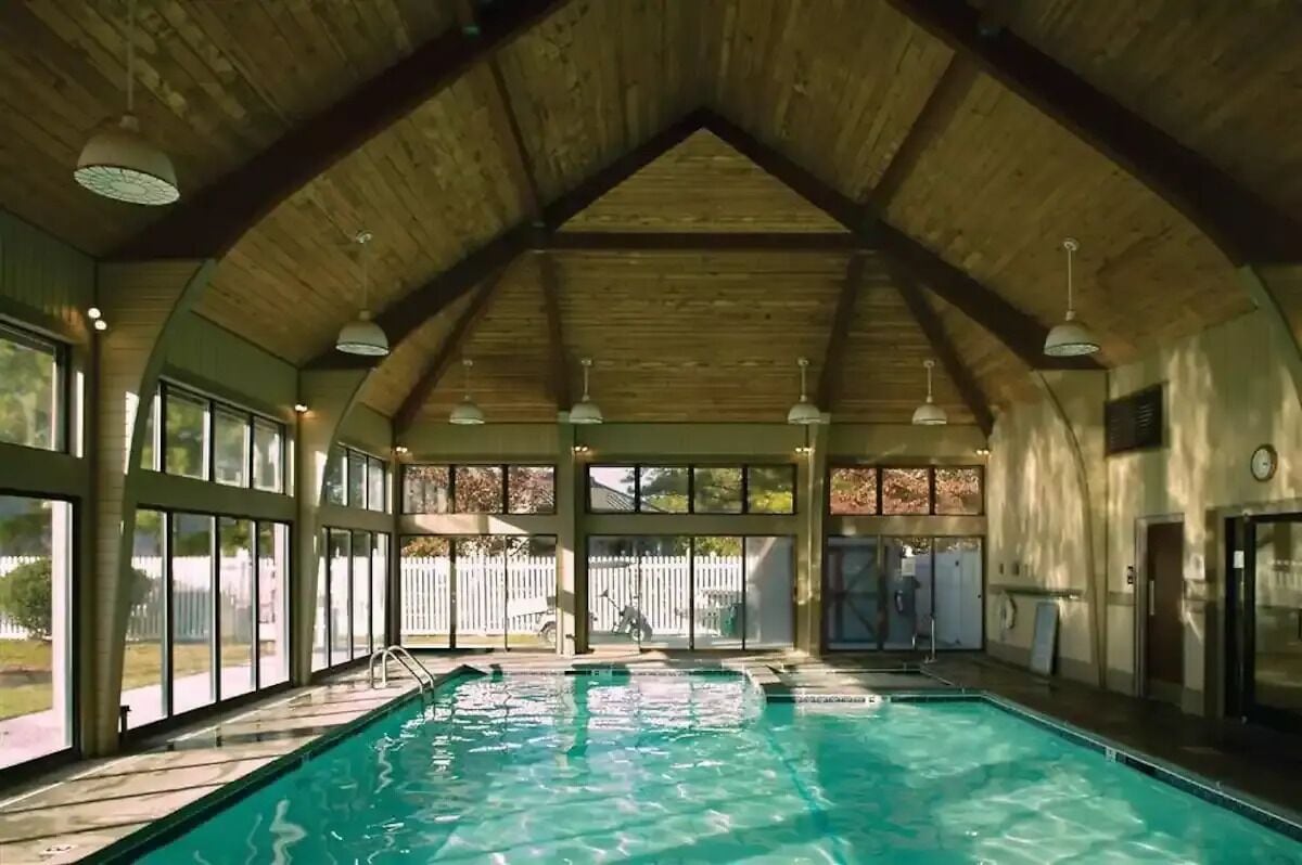 indoor pool at the recreation center