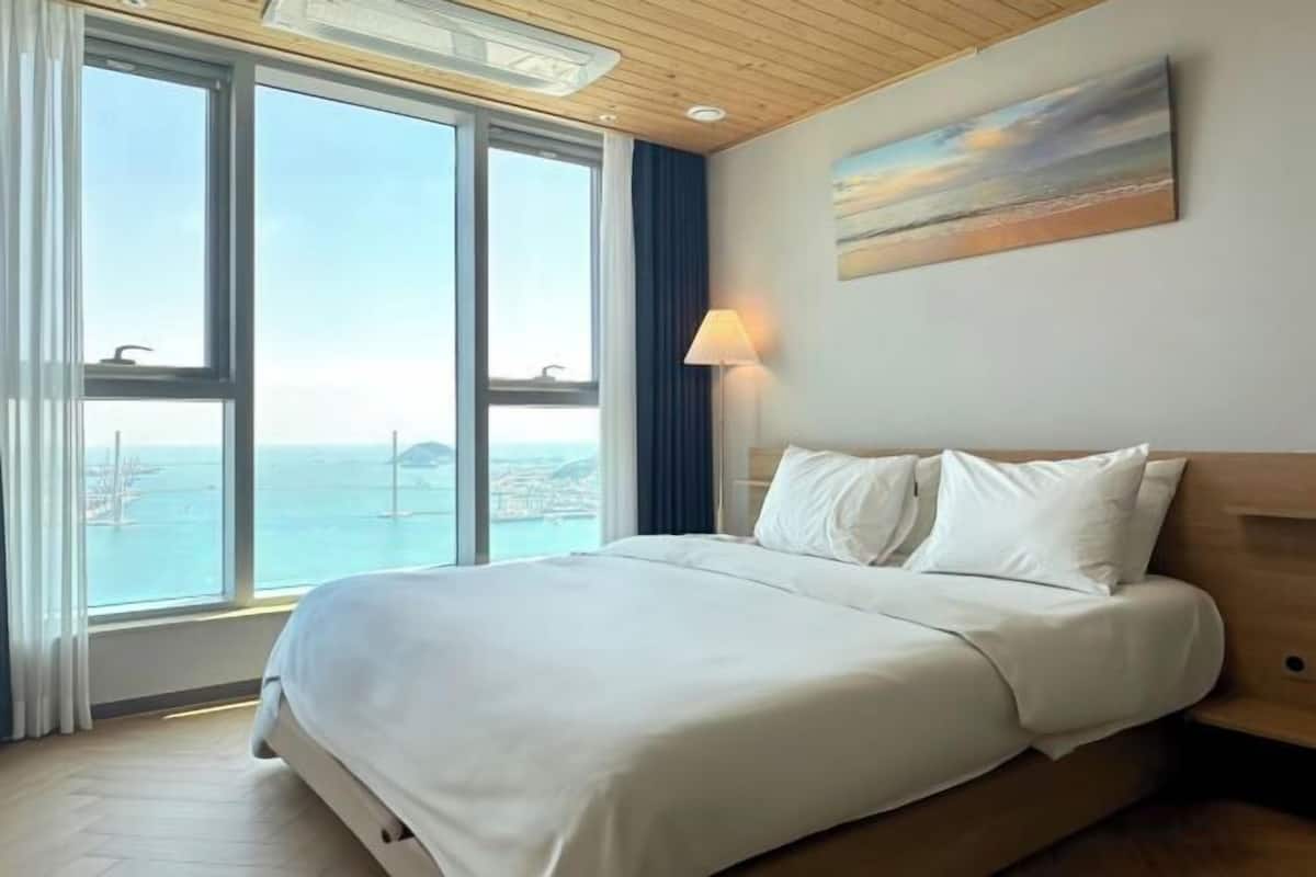 2 habitaciones, ropa de cama de alta calidad y cortinas blackout