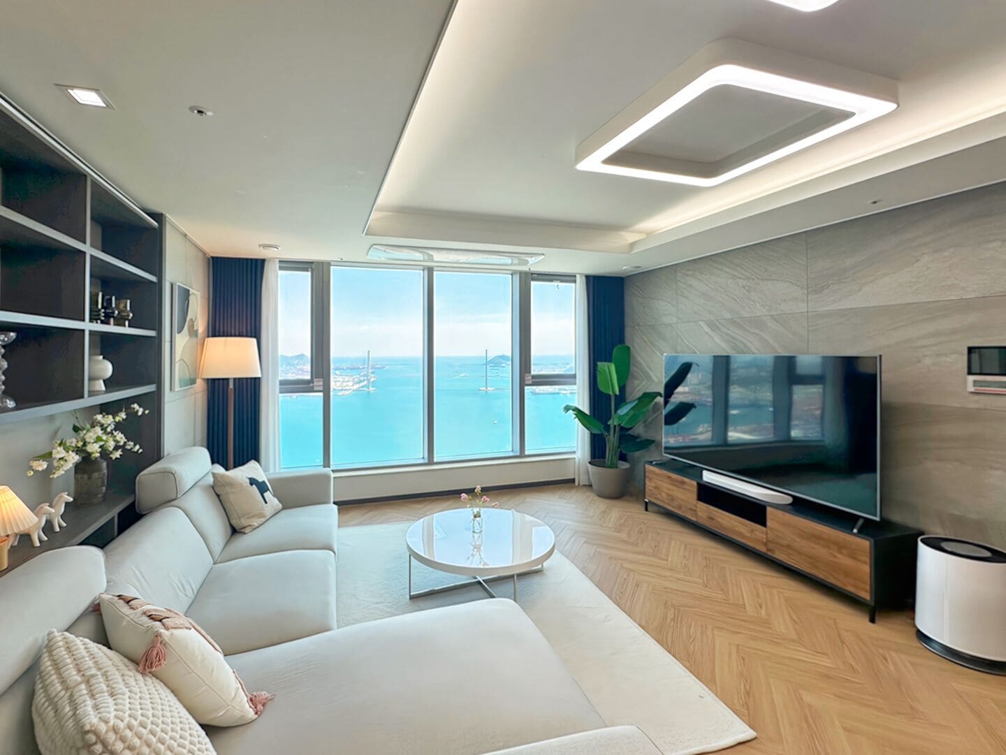 Family Suite Ocean B | Area keluarga | Lantai berpemanas