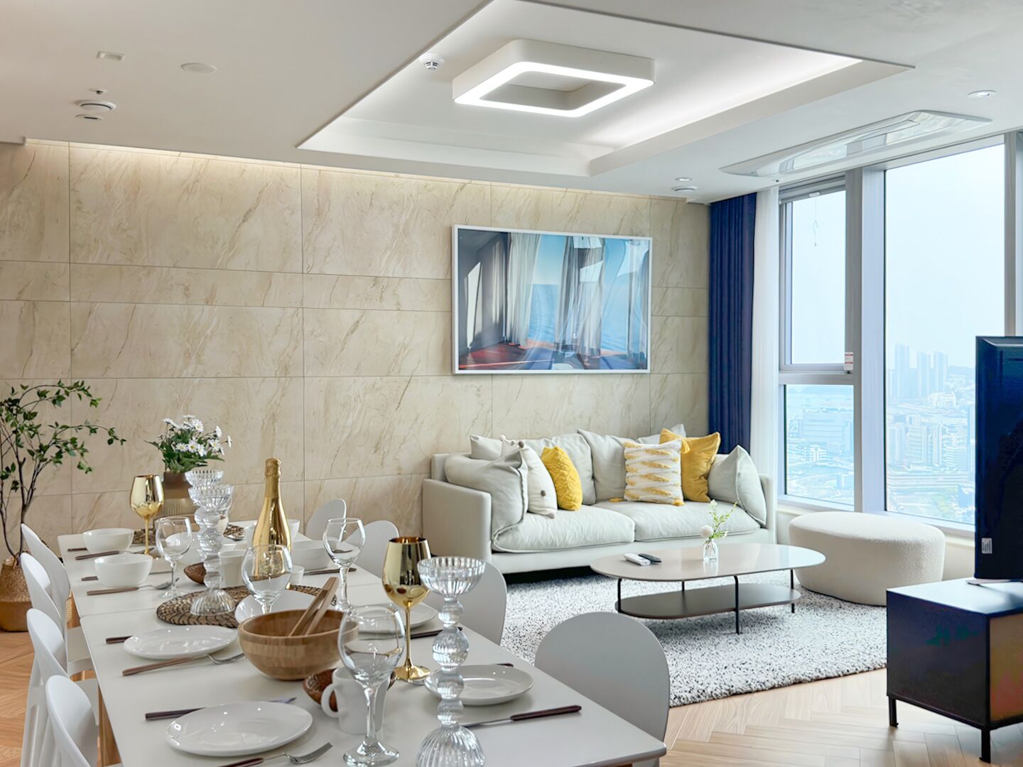 Connecting Suite A | Coin séjour | Chauffage par le sol