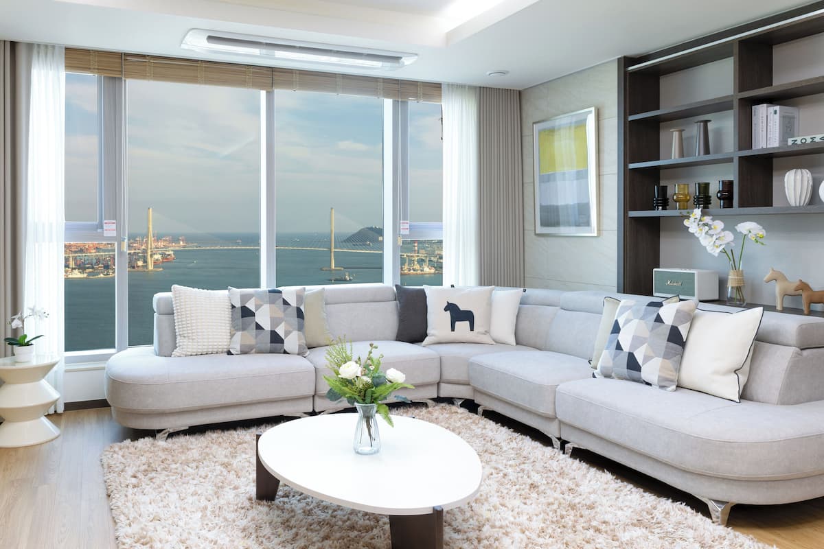 Family Suite Ocean A | Oppholdsområde | Oppvarmet gulv