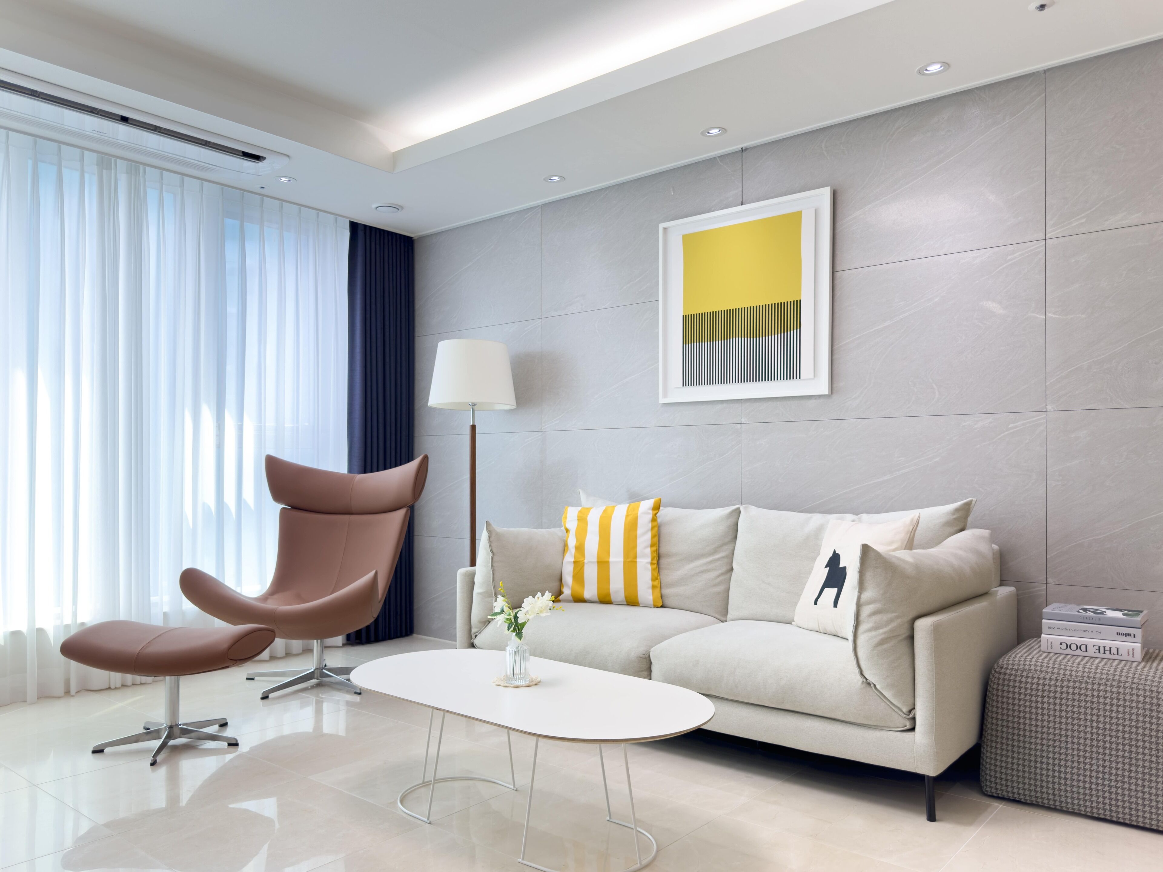 Two Bed Marina A | Living area | Heated floors