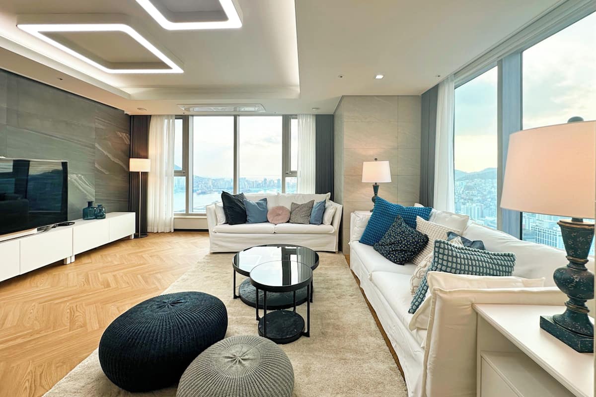 Executive Suite Marina A | Zona de estar | Suelo radiante