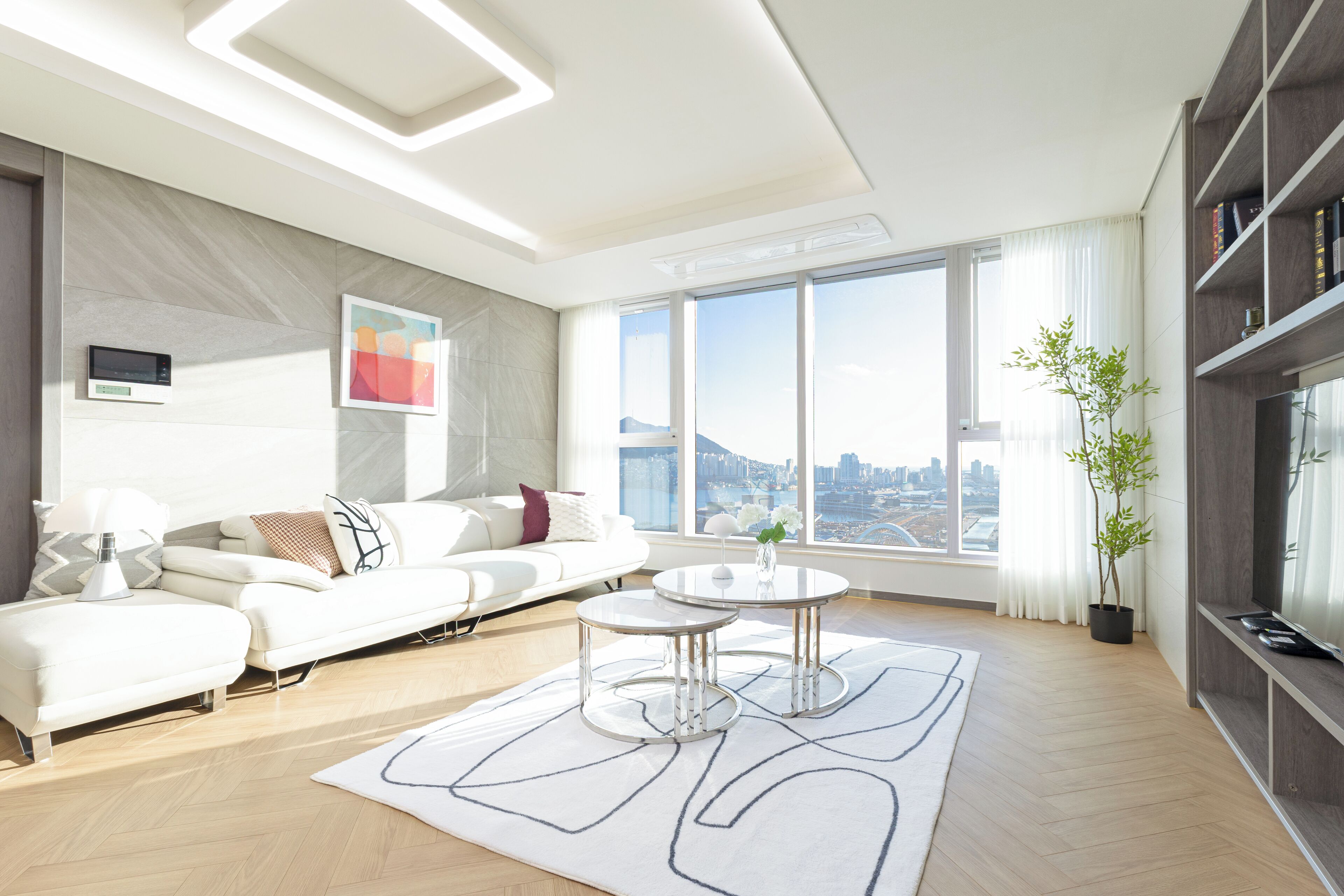 Family Suite Marina A | Living area | Heated floors