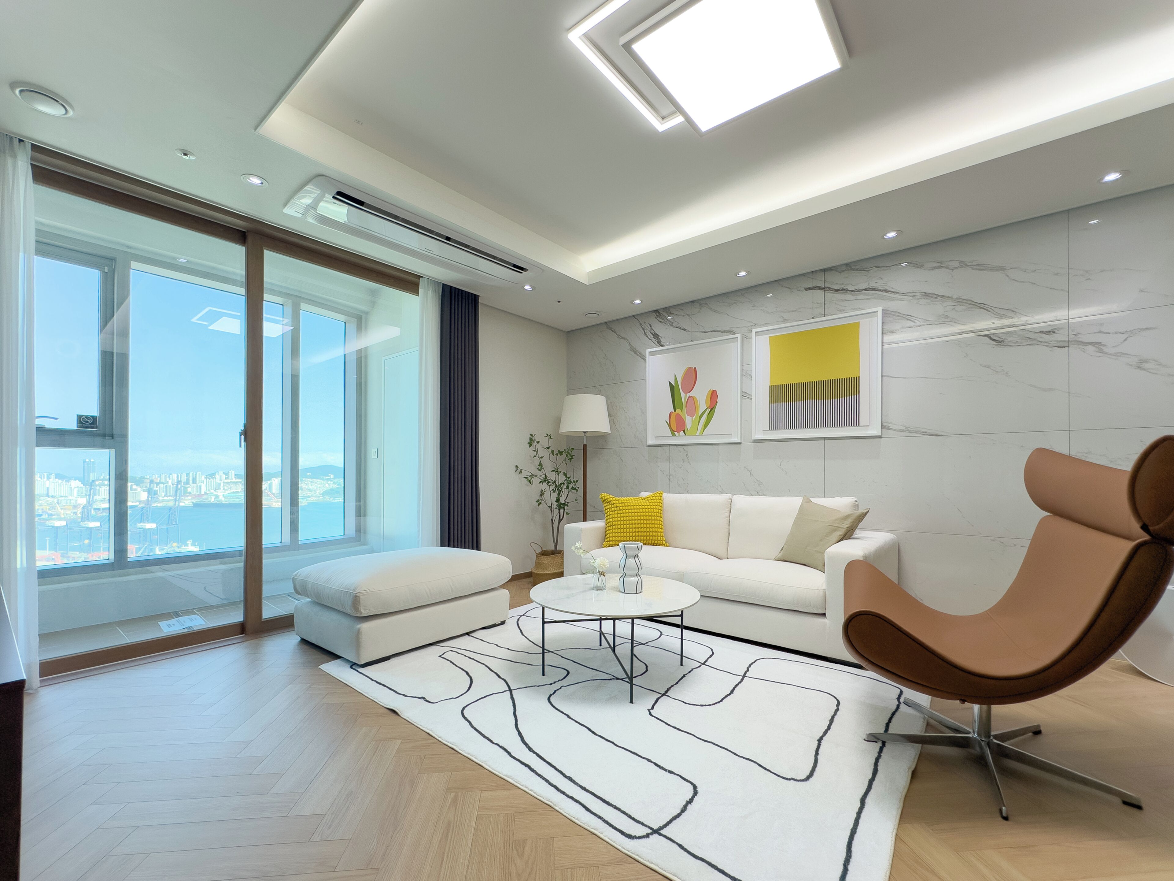 Two Bed Ocean C | Oppholdsområde | Oppvarmet gulv