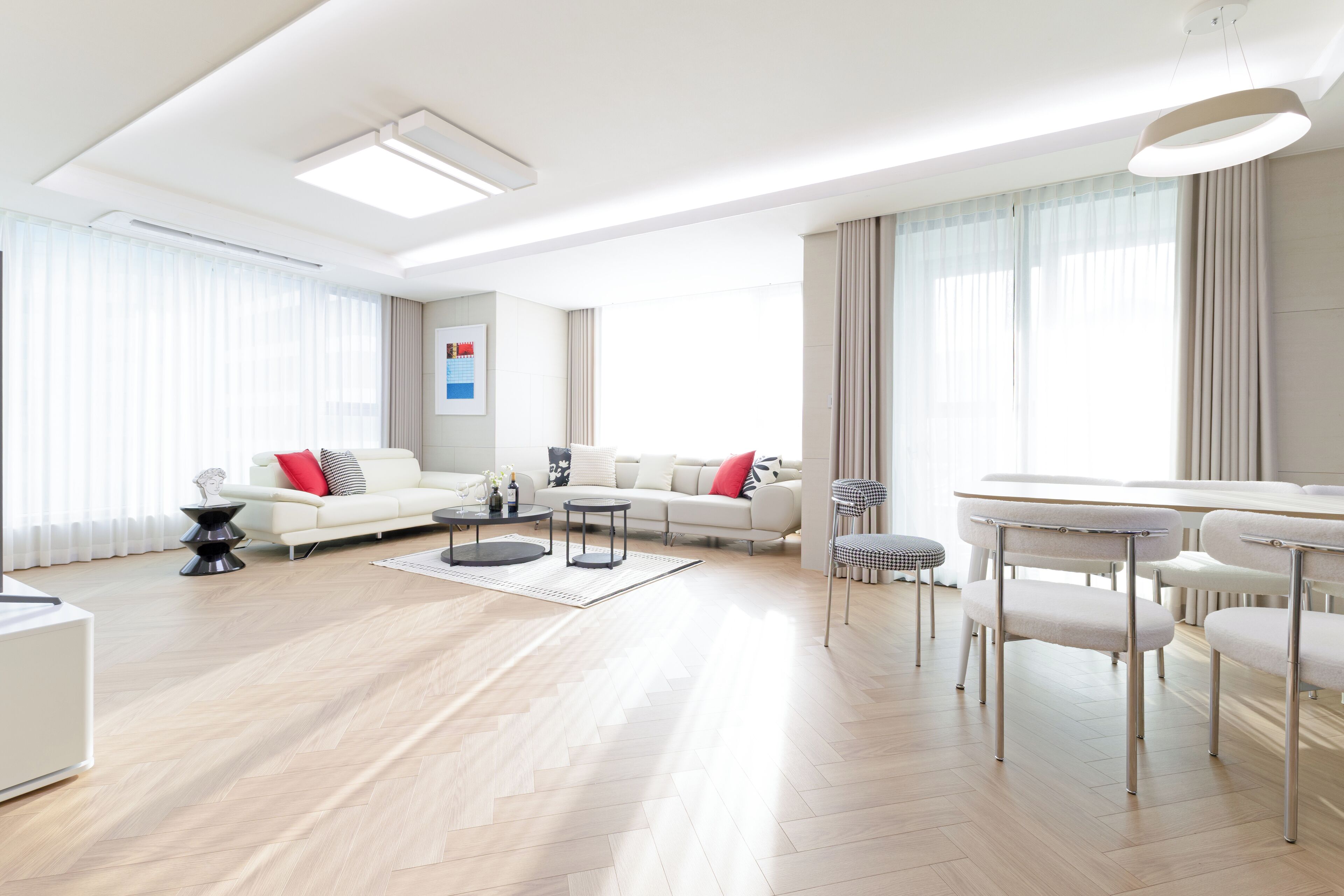 Grand Suite Marina A | Coin séjour | Chauffage par le sol