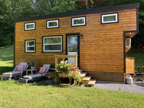 Exterior - Charming Tiny House on 10 Wooded Acres (Richmond)