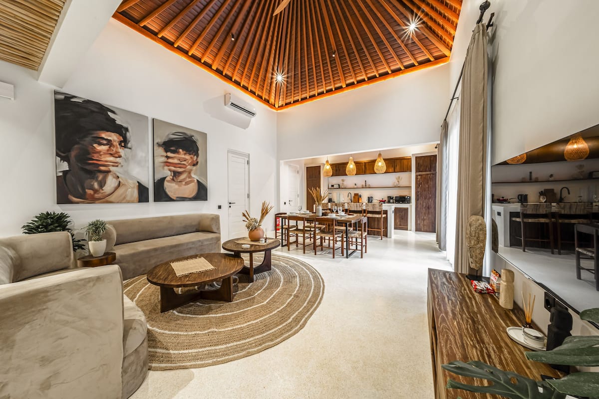 65-inch flat-screen TV with digital channels