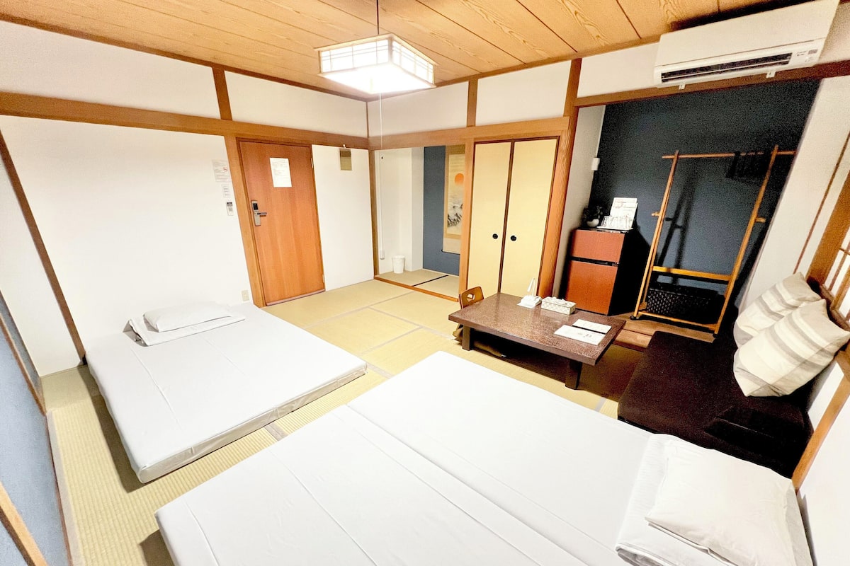 2 bedrooms, down duvets, memory-foam beds, blackout curtains