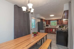 Fridge, microwave, oven, stovetop - Near Ft Moore w/ Fenced Yard- Family Ranch Retreat (Columbus)