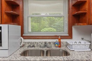 Fridge, microwave, oven, stovetop - Near Ft Moore w/ Fenced Yard- Family Ranch Retreat (Columbus)