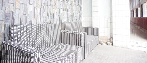 Sala de estar en el lobby