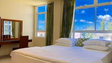 Family Double Room | Egyptian cotton sheets, premium bedding, pillow-top beds, minibar