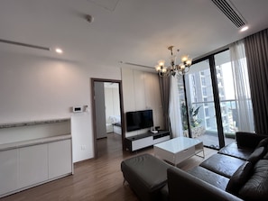 Apartamento empresarial | Área de estar