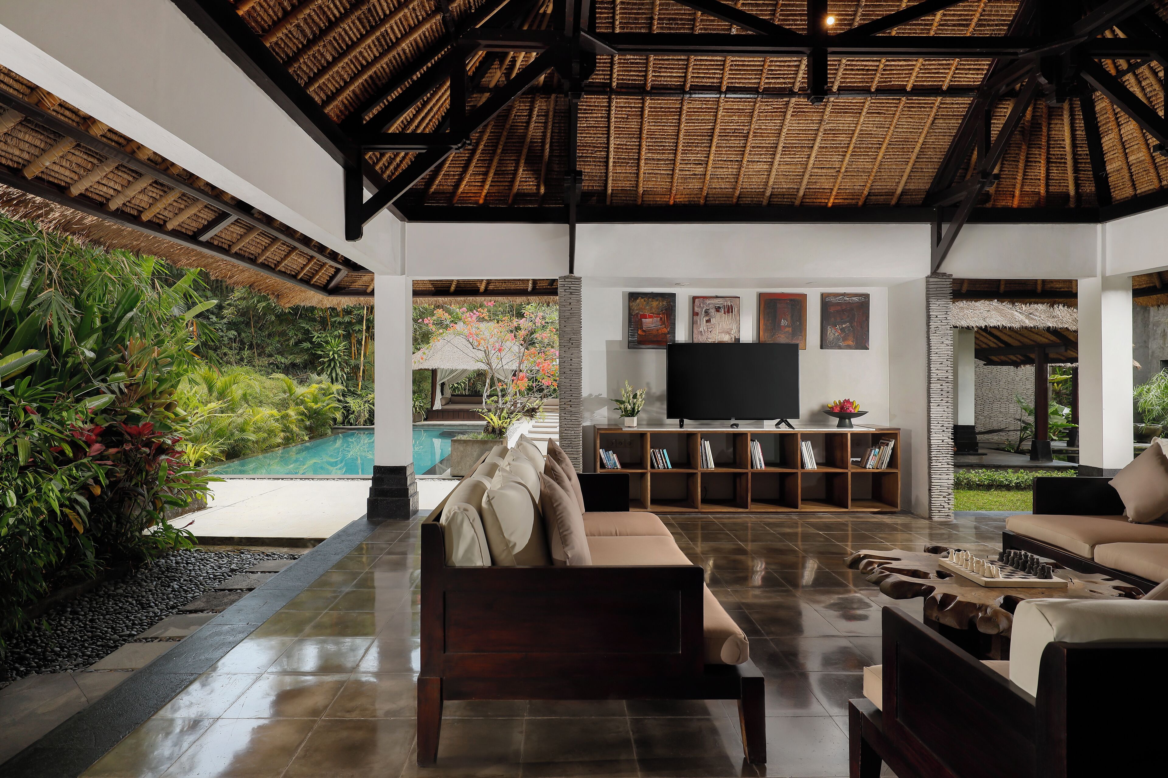 42-inch Smart TV with cable channels