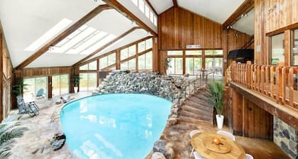 Events Welcome! Exclusive 65-Acre Gated Estate w/ Indoor Pool & Private Lake