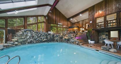 Events Welcome! Exclusive 65-Acre Gated Estate w/ Indoor Pool & Private Lake