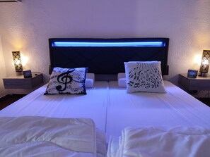 2 habitaciones, tabla de planchar con plancha y wifi gratis 