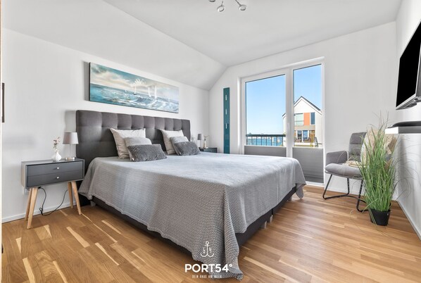 2 bedrooms, iron/ironing board, travel cot, free WiFi - Seepferdchen - 2 Balkone, Teilw. Wasserblick, Kamin, Whirlwanne, Infrarotsauna (Olpenitz)