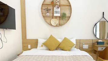 1 habitación, tabla de planchar con plancha, wifi y ropa de cama