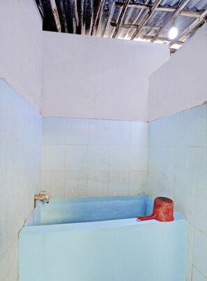 Basic Double Room | Bathroom | Shower, soap
