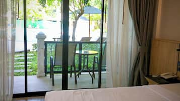 Elite-dobbeltværelse | Haveudsigt