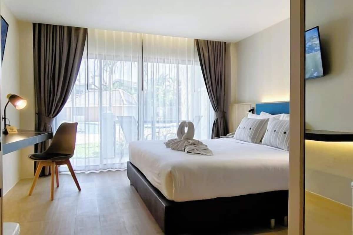 1 habitación, escritorio, wifi gratis y ropa de cama
