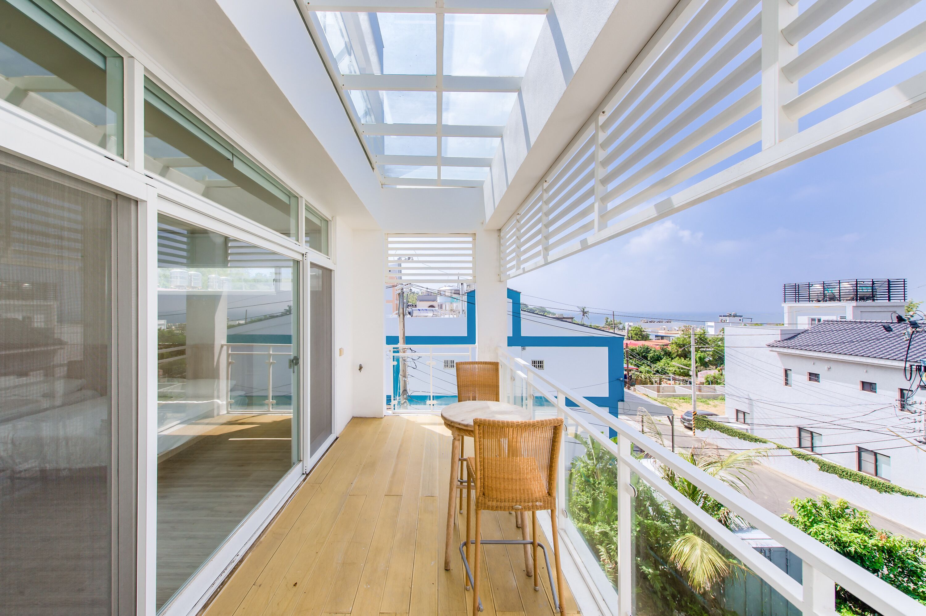 Villa, vistas al mar | Balcón