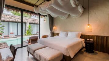 Deluxe Pool Access | In-room safe, desk, blackout drapes, WiFi (free)