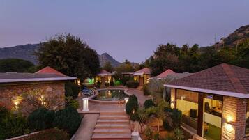 Façana frontal de l'allotjament