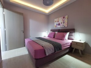 1 soverom, strykejern/-brett, wi-fi og sengetøy