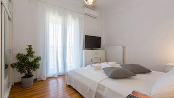 2 dormitorios, tabla de planchar con plancha, wifi y ropa de cama